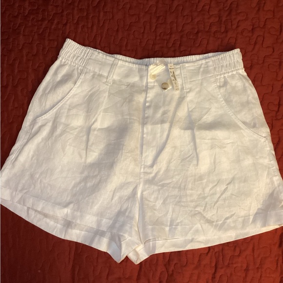 Madewell Pants - NWT - Madewell linen shorts SZ 14